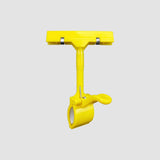 Maxbell Set of 10 Merchandise Retail Display Sign Rotating Clip Adjustable Accessory Yellow