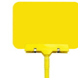 Maxbell Set of 10 Merchandise Retail Display Sign Rotating Clip Adjustable Accessory Yellow