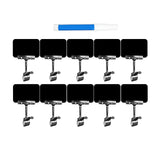 Maxbell Set of 10 Merchandise Retail Display Sign Rotating Clip Adjustable Accessory Black
