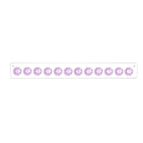 Maxbell Acrylic Necklace Holder Wall Mounted Bracket Jewelry Hooks for Bathroom Purple