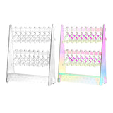 Maxbell Creative Acrylic Earring Display Stand Hanger Rack Live Broadcast Props Colorful