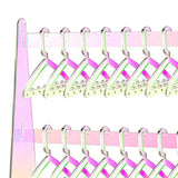 Maxbell Creative Acrylic Earring Display Stand Hanger Rack Live Broadcast Props Colorful