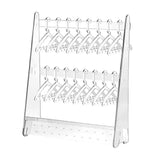 Maxbell Creative Acrylic Earring Display Stand Hanger Rack Live Broadcast Props Transparent