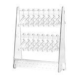 Maxbell Creative Acrylic Earring Display Stand Hanger Rack Live Broadcast Props Transparent