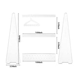 Maxbell Creative Acrylic Earring Display Stand Hanger Rack Live Broadcast Props Transparent