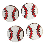Maxbell 2 Pairs Sports Stud Earrings Unique Statement Earrings for Women Teens Gifts Style A