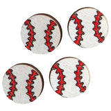 Maxbell 2 Pairs Sports Stud Earrings Unique Statement Earrings for Women Teens Gifts Style A
