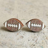 Maxbell 2 Pairs Sports Stud Earrings Unique Statement Earrings for Women Teens Gifts Style B