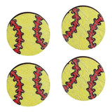 Maxbell 2 Pairs Sports Stud Earrings Unique Statement Earrings for Women Teens Gifts Style C