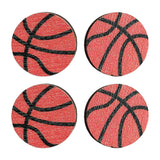 Maxbell 2 Pairs Sports Stud Earrings Unique Statement Earrings for Women Teens Gifts Style D