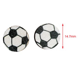 Maxbell 2 Pairs Sports Stud Earrings Unique Statement Earrings for Women Teens Gifts Style E