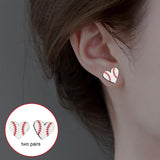 Maxbell 2 Pairs Sports Stud Earrings Unique Statement Earrings for Women Teens Gifts  Style G