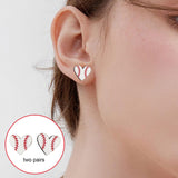 Maxbell 2 Pairs Sports Stud Earrings Unique Statement Earrings for Women Teens Gifts  Style G