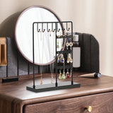 Maxbell Earring Necklace Holder Jewelry Display Stand Metal Structure Home Decor