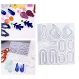 Maxbell Silicone Casting Irregular Flexible Craft Tool for DIY Jewelry Making Crafts Style C