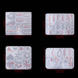 Maxbell 4Pcs Silicone Casting Irregular High Temperature Resistant Reusable for DIY