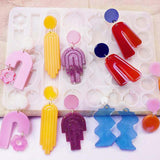 Maxbell 4Pcs Silicone Casting Irregular High Temperature Resistant Reusable for DIY