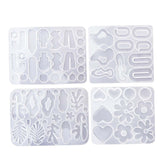 Maxbell 4Pcs Silicone Casting Irregular High Temperature Resistant Reusable for DIY