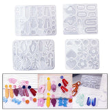Maxbell 4Pcs Silicone Casting Irregular High Temperature Resistant Reusable for DIY