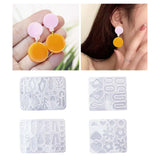 Maxbell 4Pcs Silicone Casting Irregular High Temperature Resistant Reusable for DIY