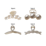 Maxbell Fashion Acrylic Hair Claw Clip Jaw Clip Casual Girls for Dating Styling Style A
