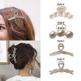 Maxbell Fashion Acrylic Hair Claw Clip Jaw Clip Casual Girls for Dating Styling Style A