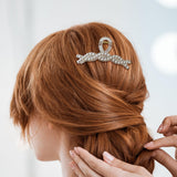Maxbell Fashion Acrylic Hair Claw Clip Jaw Clip Casual Girls for Dating Styling Style D