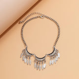 Maxbell Arm Bracelet Arm Cuff Chain Gift Armlet Charms Tassel Alloy for Engagement Style B