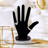 Maxbell Jewelry Display Stand Hand Bracelet Ring Holder for Watch Photograph Props Clear Finger Up