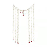 Maxbell Bridal Forehead Chain Long Hair Accessories Hair Accessories with Tassel