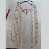 Maxbell Bridal Forehead Chain Long Hair Accessories Hair Accessories with Tassel