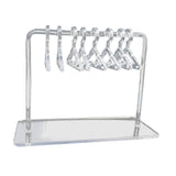 Maxbell Transparent Acrylic Earring Display Stand for Women Girls 8Pcs Hanger Rack