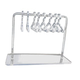 Maxbell Transparent Acrylic Earring Display Stand for Women Girls 8Pcs Hanger Rack