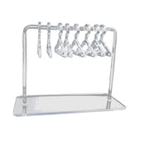 Maxbell Transparent Acrylic Earring Display Stand for Women Girls 8Pcs Hanger Rack