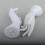 Maxbell 1Pair Female Mannequin Hand Multifunctional for Finger Ring Photograph Props White