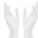 Maxbell 1Pair Female Mannequin Hand Multifunctional for Finger Ring Photograph Props White