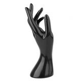 Maxbell Female Mannequin Hand Left Multifunctional for Photograph Props Stores Shops Black