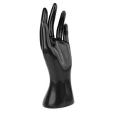 Maxbell Female Mannequin Hand Left Multifunctional for Photograph Props Stores Shops Black