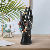 Maxbell Female Mannequin Hand Left Multifunctional for Photograph Props Stores Shops Black