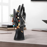 Maxbell Female Mannequin Hand Left Multifunctional for Photograph Props Stores Shops Black