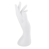 Maxbell Female Mannequin Hand Left Multifunctional for Photograph Props Stores Shops White