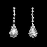 Maxbell Wedding Jewelry Sets White Jewelry Set Rhinestone for Party Girls Bridesmaid Gorgeous style