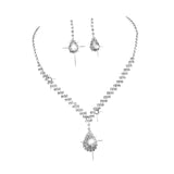 Maxbell Wedding Jewelry Sets White Jewelry Set Rhinestone for Party Girls Bridesmaid Gorgeous style