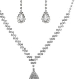 Maxbell Wedding Jewelry Sets White Jewelry Set Rhinestone for Party Girls Bridesmaid Gorgeous style