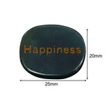 Maxbell Happiness Engraved Stone Engraved Rock for Bookshelf Living Room Anniversary Green