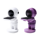 Maxbell Astronaut Watch Stand Figurine Small Statue for Necklaces Bracelets Showcase white
