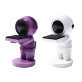 Maxbell Astronaut Watch Stand Figurine Small Statue for Necklaces Bracelets Showcase white