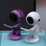 Maxbell Astronaut Watch Stand Figurine Small Statue for Necklaces Bracelets Showcase white