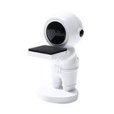 Maxbell Astronaut Watch Stand Figurine Small Statue for Necklaces Bracelets Showcase white