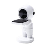 Maxbell Astronaut Watch Stand Figurine Small Statue for Necklaces Bracelets Showcase white